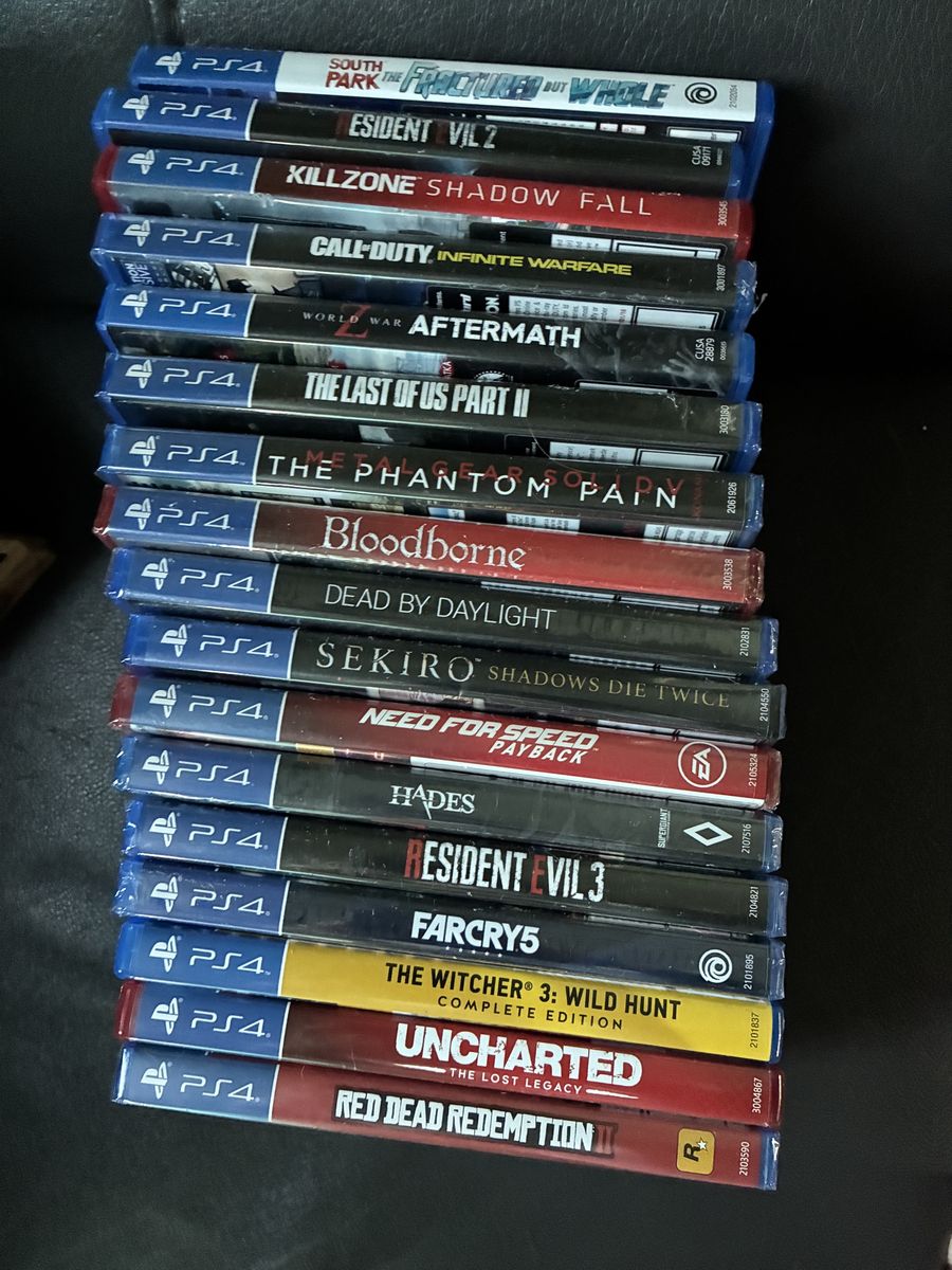 Large PS4 Game Lot - Uncharted, Red Dead Redemption, Elden Ring, God of War, Resident Evil, CoD, and more!