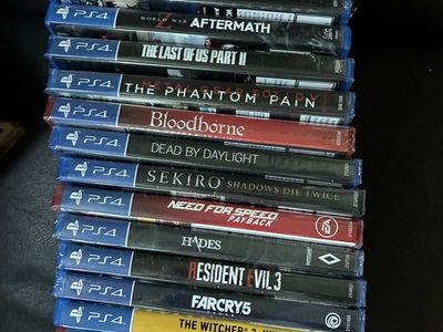 Large PS4 Game Lot - Uncharted, Red Dead Redemption, Elden Ring, God of War, Resident Evil, CoD, and more!