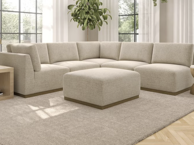 BACK TO SCHOOL HOME REFRESH – HENREDON MURPHY BEIGE 6-PIECE SECTIONAL