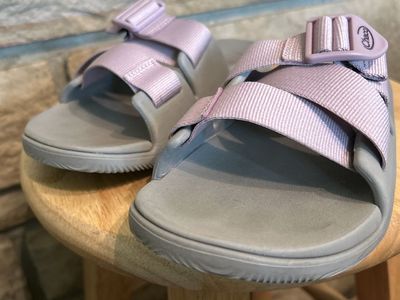 Ladies Chaco Chillos slides/Lad.6/Grey/Lavender