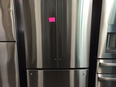 New Stainless Steel GE Fridge with Freezer Drawer - Scratch and Dent