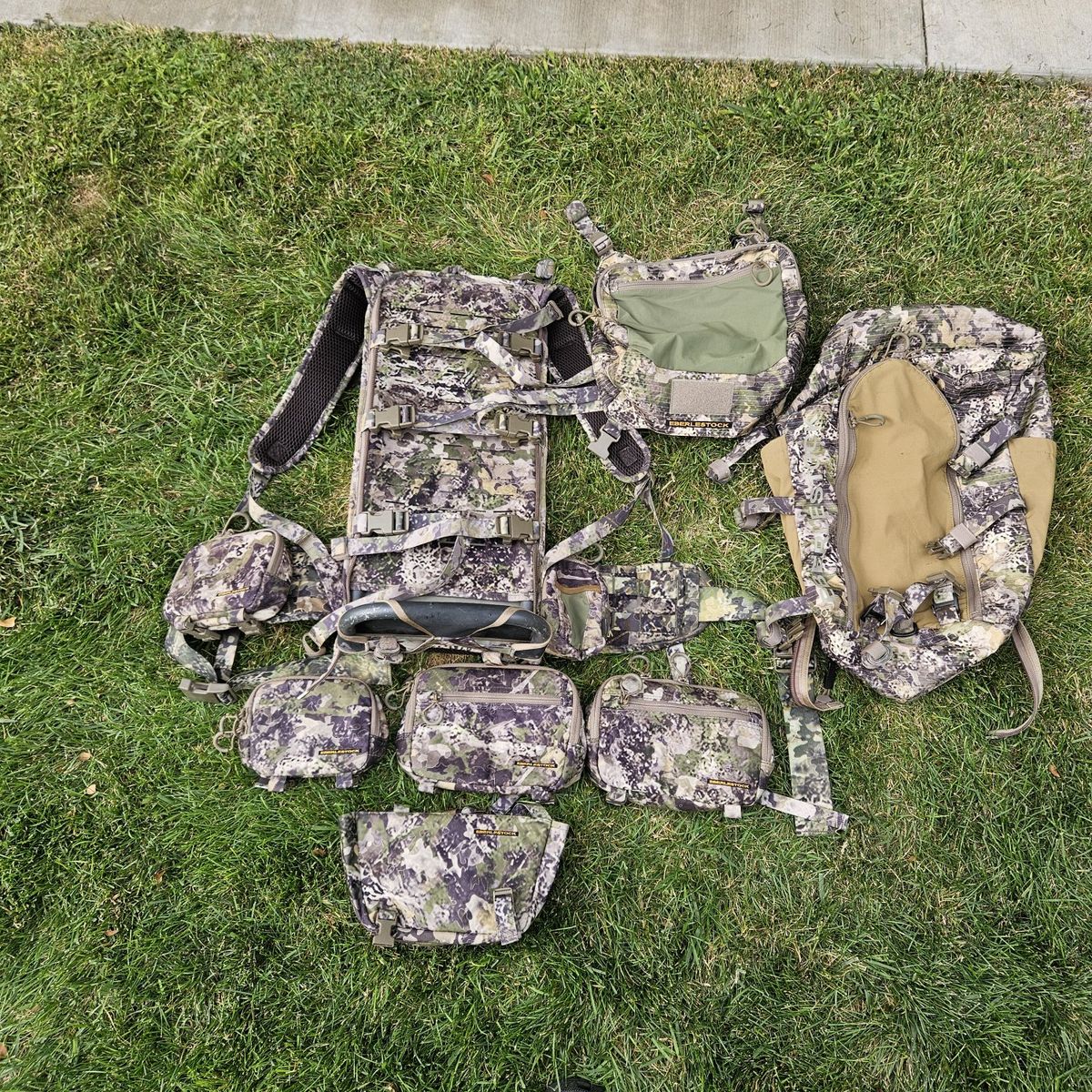 Eberlestock Modular Hunting Pack System with Frame and Pouches