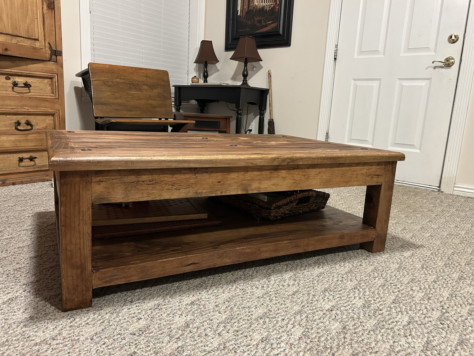 Solid Rustic Coffee table