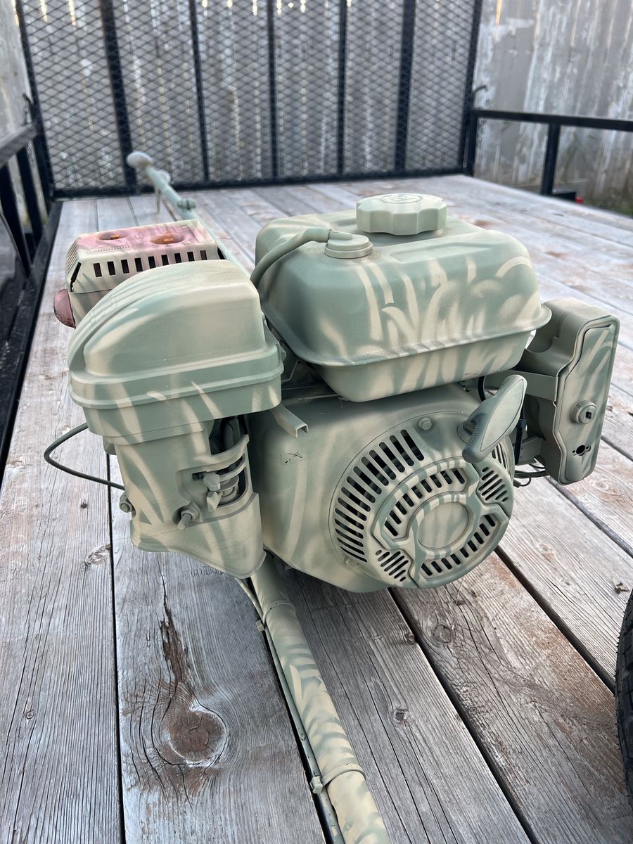 Long tail mud motor