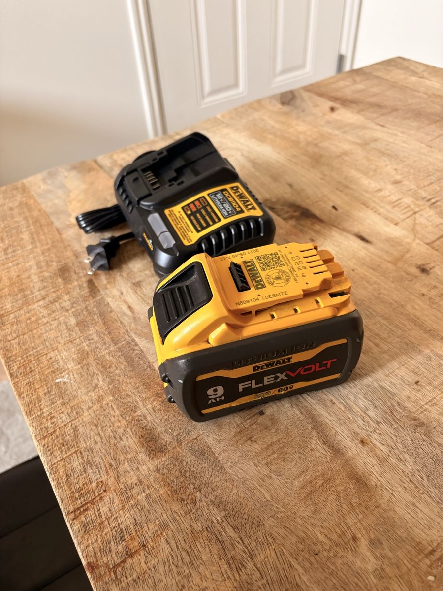 60v dewalt battery and charger