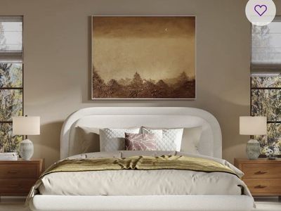 Queen Boucle Cloud Style Upholstered Platform Bed