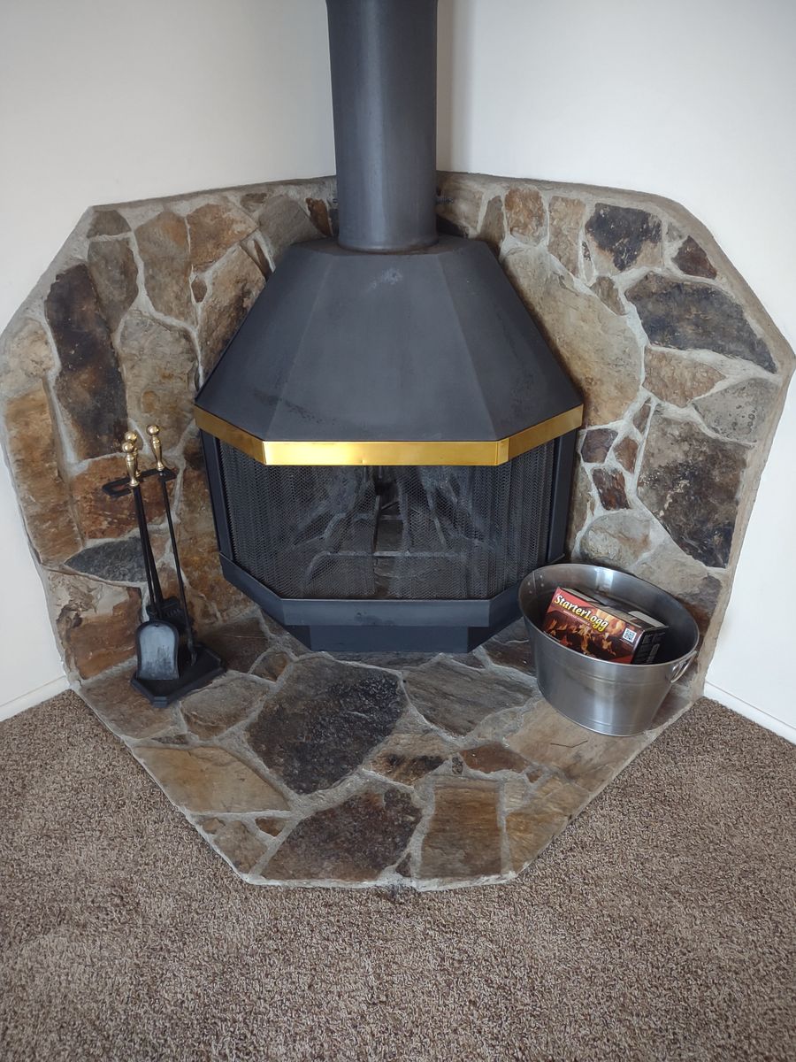 Wood Burning Fireplace