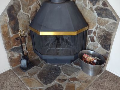 Wood Burning Fireplace