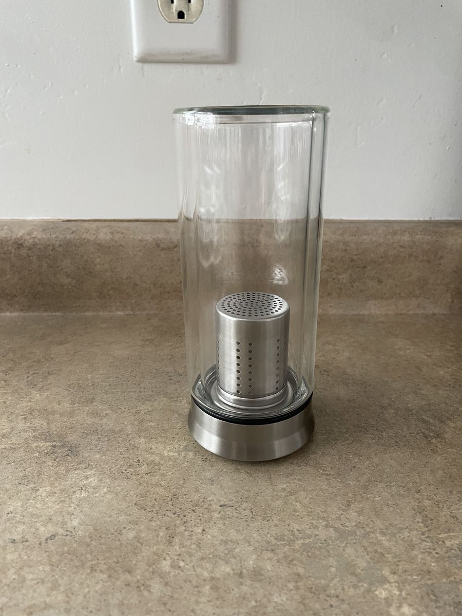 Glass Tea Infuser Tumbler with Filter