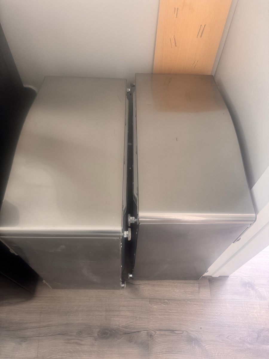 Stainless steel LG 27” Pedestal Storage Drawer