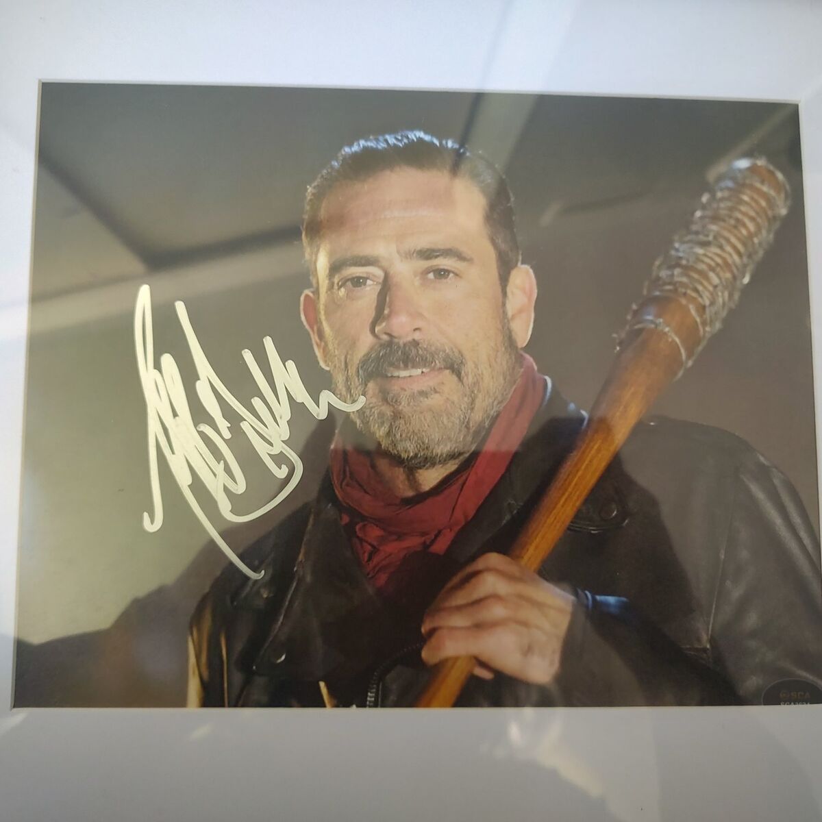 the walking dead negan-JeffreyDeanMorgan autograph