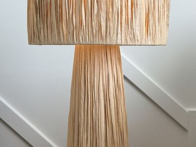 TOV Furniture Shelby Raffia Table Lamp - Natural