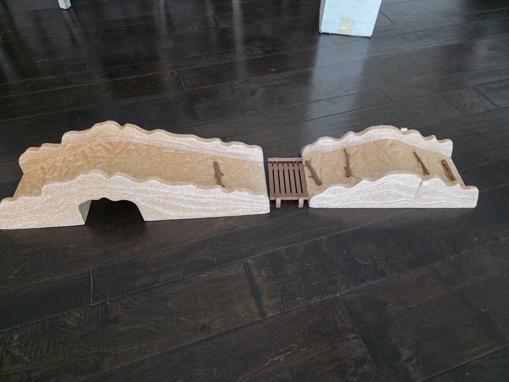 Vintage Stomper 4x4s Wild Mountain Set - Playset with Bridge & Tunnel, Original Box