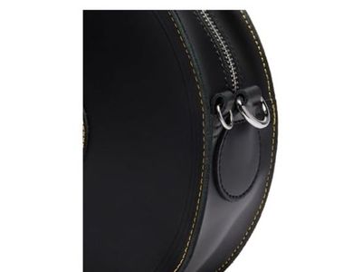 Dr. Martens Leather Circle Backpack Black Round Crossbody Bag