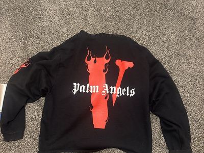 V lone palm angels hoodie large