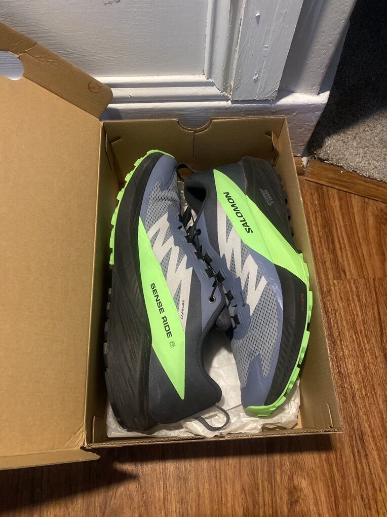 Solomon Trail Running Shoe Sense Ride 5 Sz 12.5