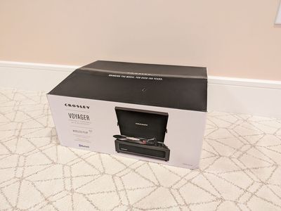 NEW Crosley Voyager Bluetooth Turntable – Open Box, Never Used (Black)