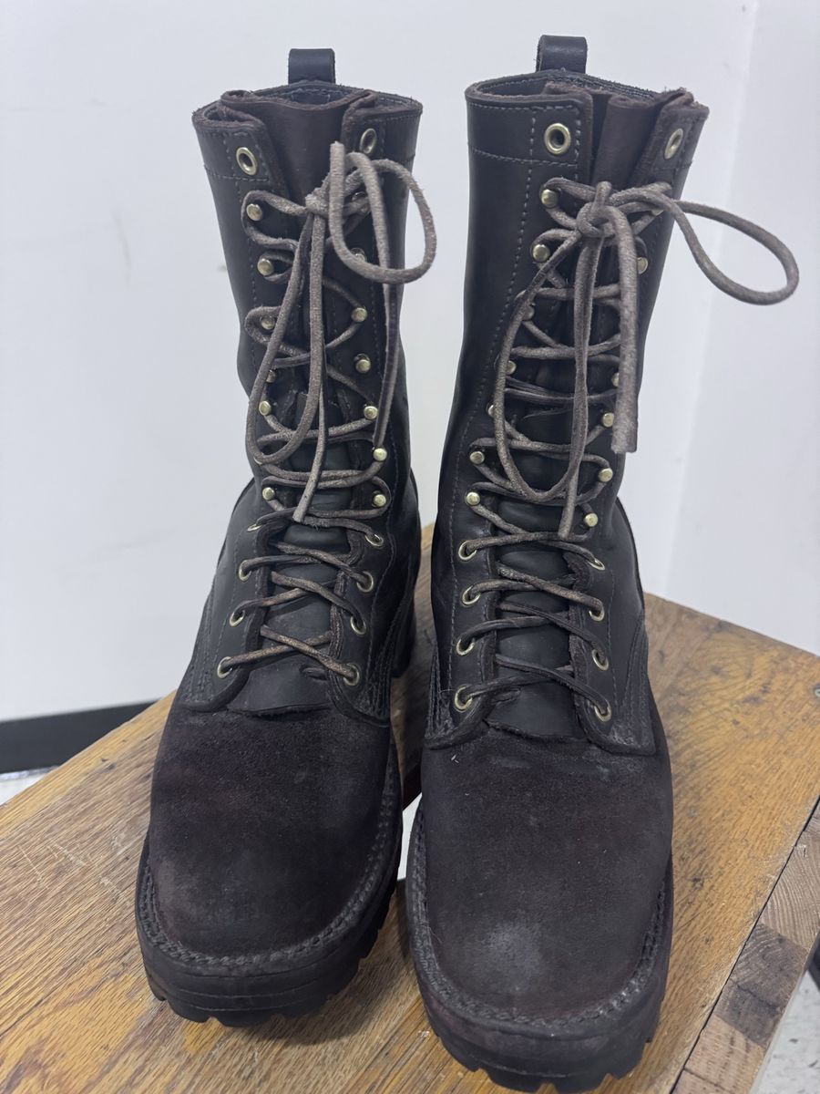 Nick’s handmade boots “read”