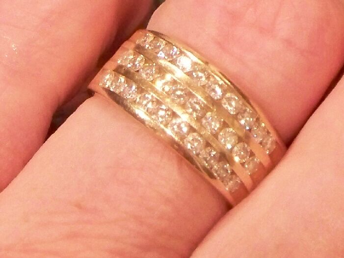 30 Channel set Diamond Ring