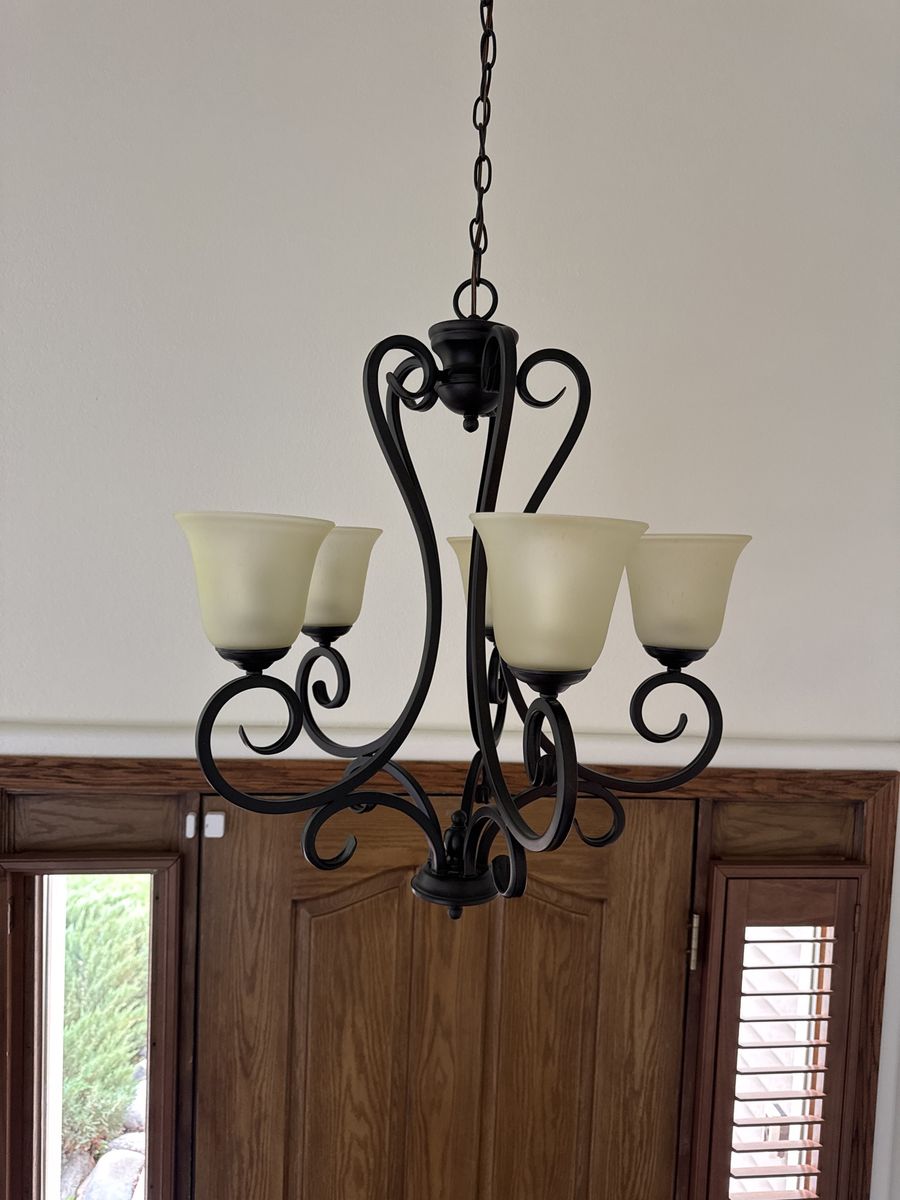 5 light chandelier