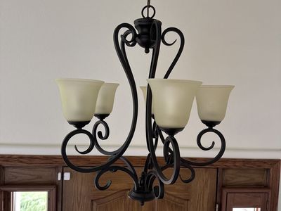 5 light chandelier