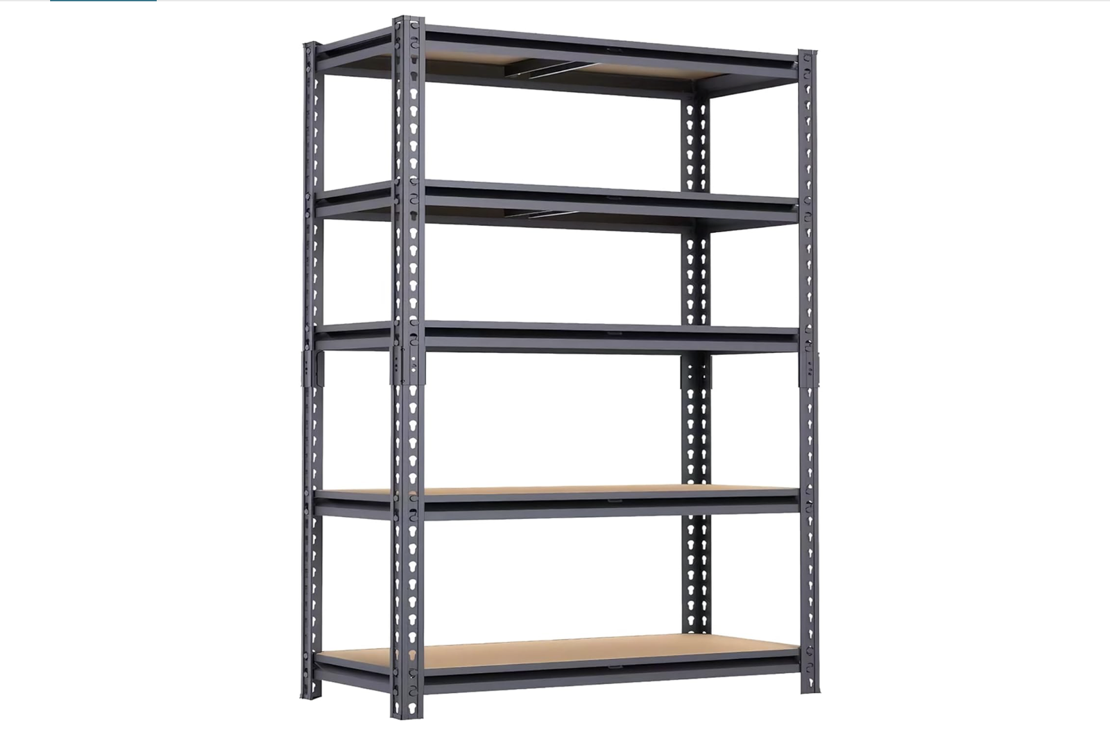 New in Box 5 Tier Storage Shelves, 60" H x 28" W x 12" D Metal Heavy Duty Garage Shelving Unit,