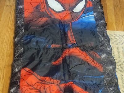 Marvel Spider-Man Kids Sleeping Bag with Carrying Bag 28x56