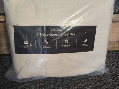 6 piece queen sheet set