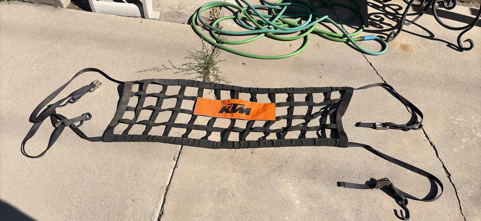 KTM Tailgate Cargo Net with Tie-Down Straps