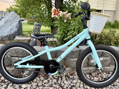 Liv Adore 16 Kids' Bike - Mint Green, 16-inch Wheels, with Basket