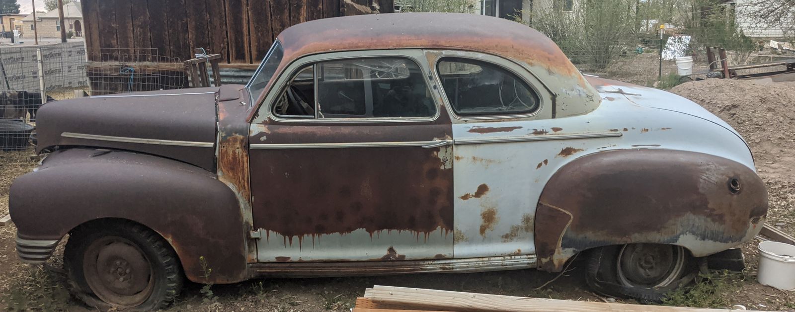 1947 Coupe – Chevy V8 Swap Project – Solid Patina