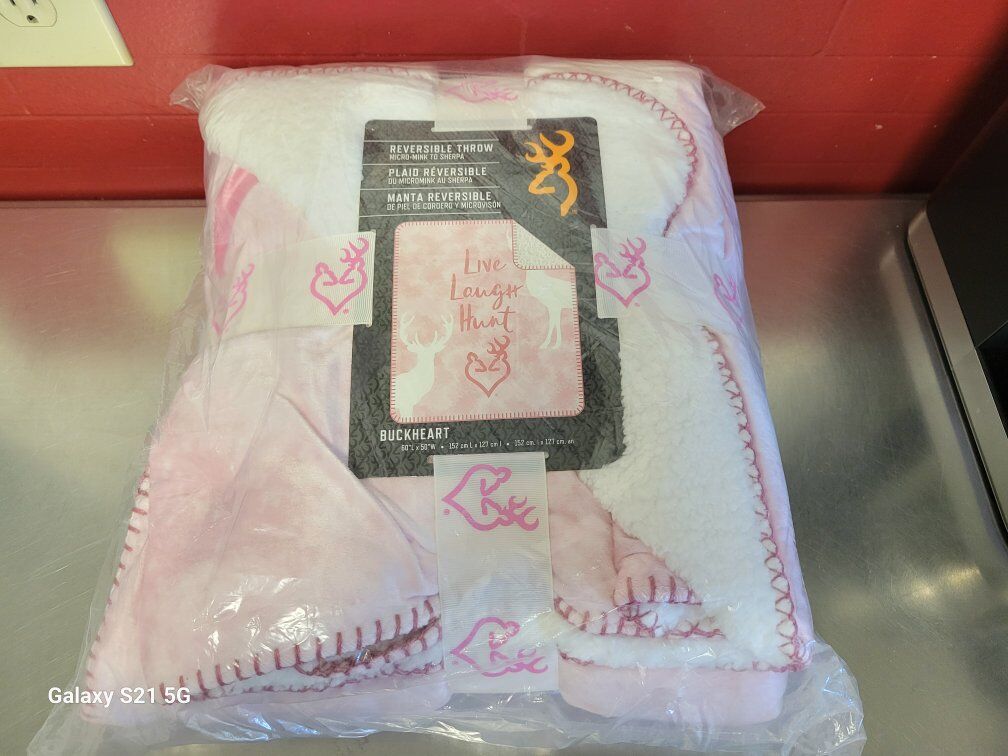 blanket ~ BROWNING ~ Pink