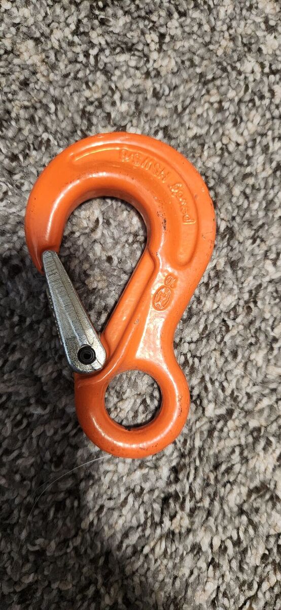 NEW PEWAG (HSW5/6) EYE SLING HOOK GRADE 100 ALLOY STEEL, POWDER COATED