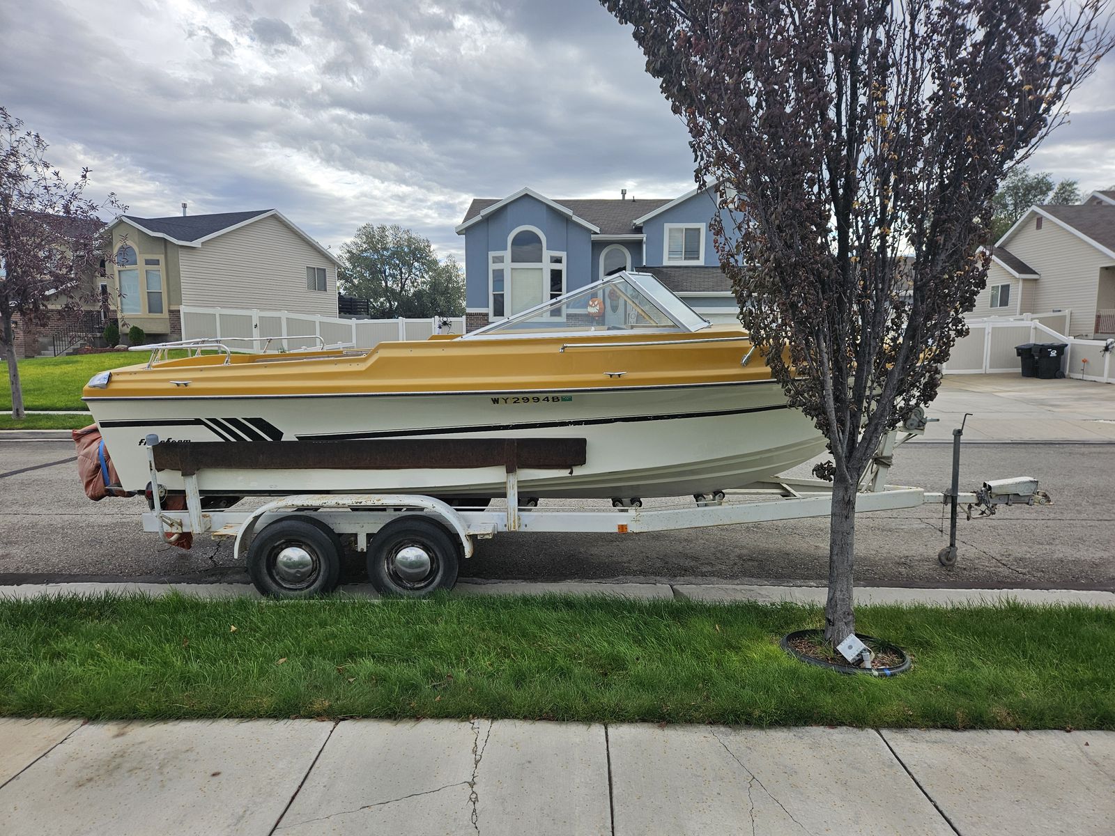 1974 Fiberform 21' boat