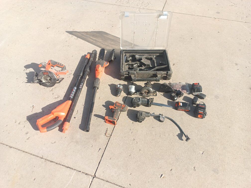 Black and Decker 20v Cordless Tool Package