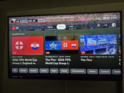 65' LG UA77 4K UHD Smart TV (wall mounted)