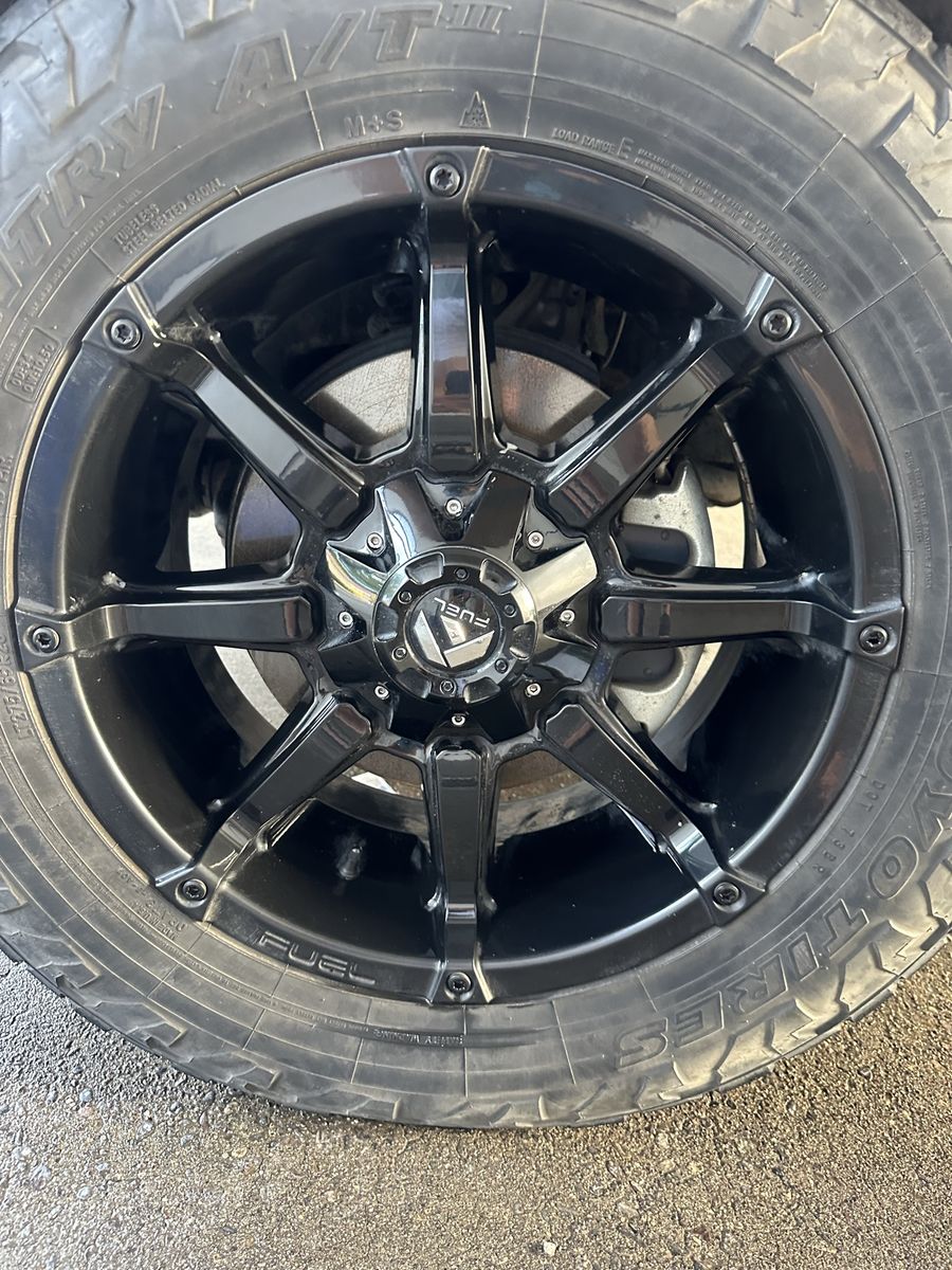 Used 20x9 Fuel Gloss Black Wheels for Trade