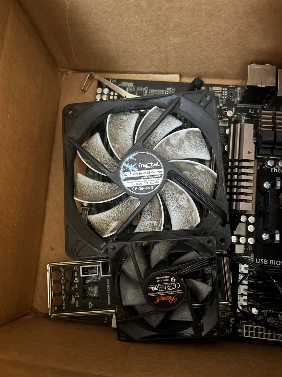 Bunch of computer parts
