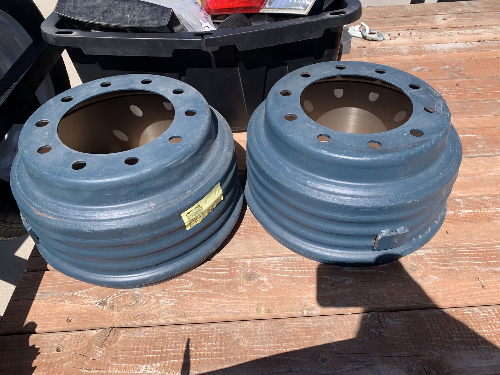 2 - Centrifuse Brake Drums - 16.5 x 7in 89996B 10 Holes