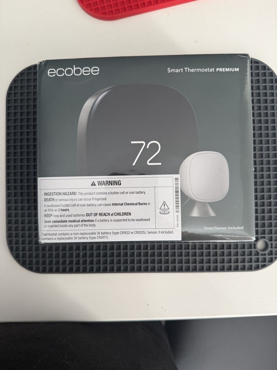 ecobee Smart Thermostat Premium with SmartSensor (EB-STATE6-01) - Brand New Sealed