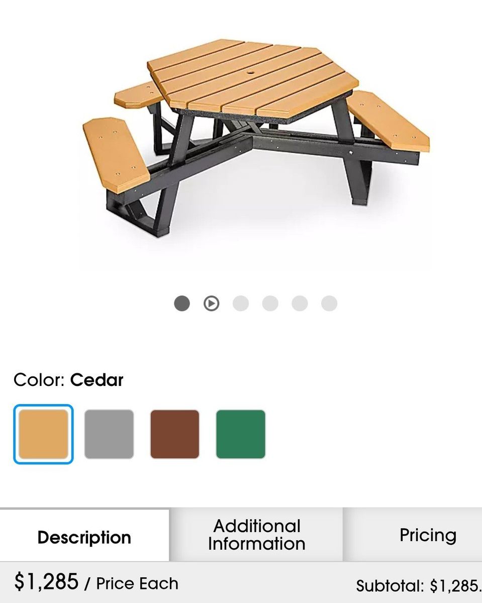 ADA Compliant picnic table Kirby built $250 Negotiable