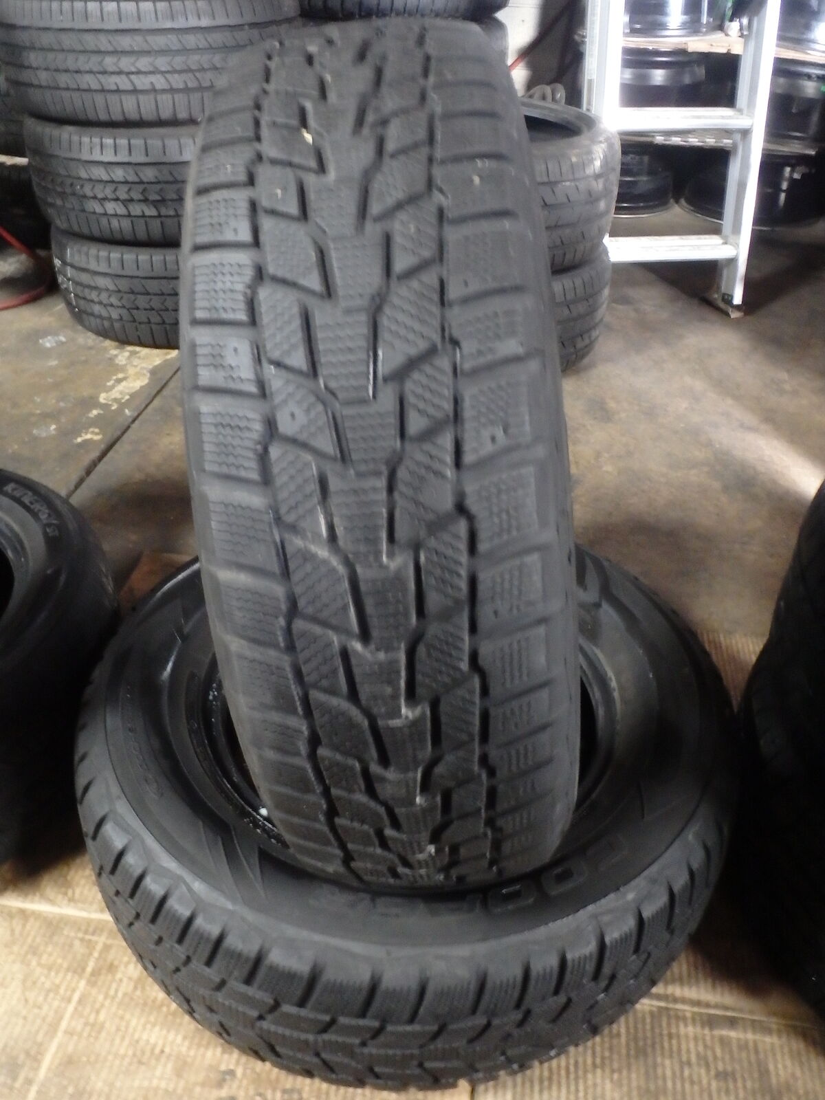 215/70R16 COOPER EVOLUTION WINTER PAIR OF TWO USED TIRES