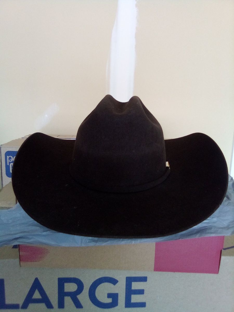 serateli 7 1/8 chocolate color 6x cowboy hat