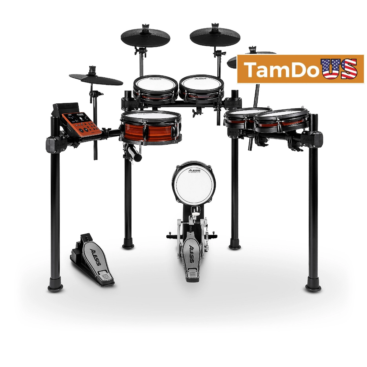 Alesis Nitro Pro XL 10-Piece Electronic Drum Kit With Mesh Heads & Bluetooth