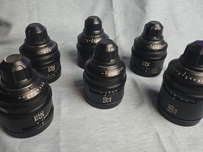 Sony SCL-PK6 CineAlta V2 PL Mount Prime Lens Set 20 / 25 / 35 / 50 / 85 / 135mm