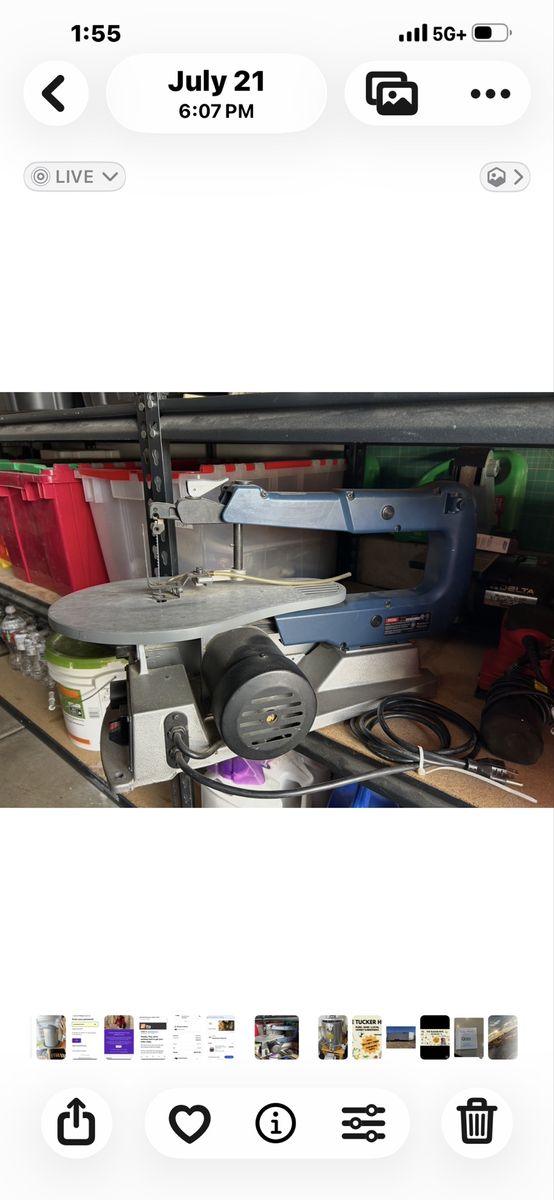 Ryobi scroll saw excellent condition