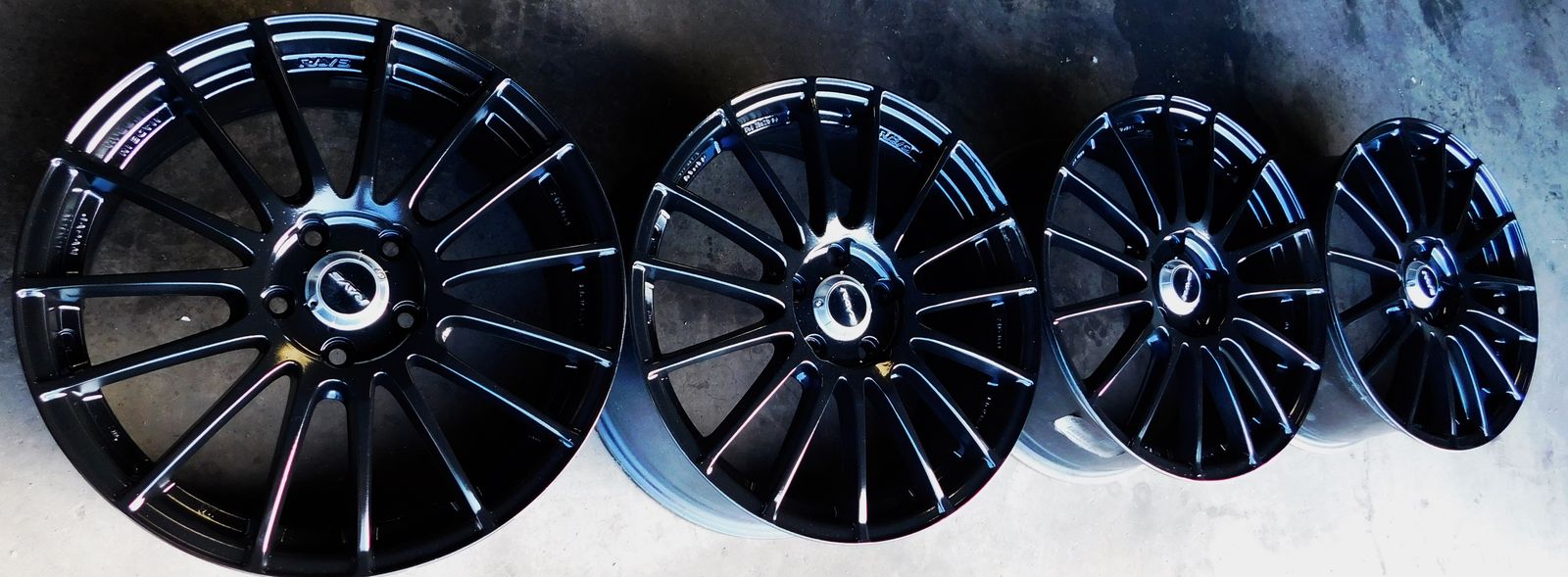 18 inches Rays Black Rims