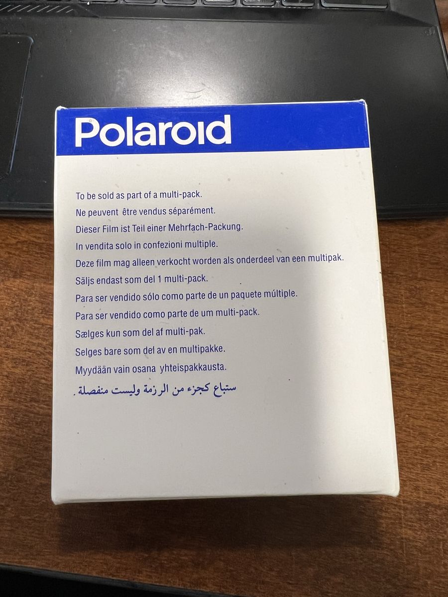 Expired Polaroid 600 film. New in box. 