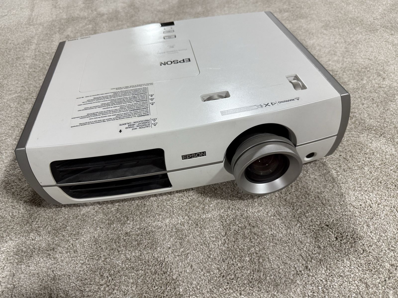 Epson 8350 Home Theater Projector Power-Lite