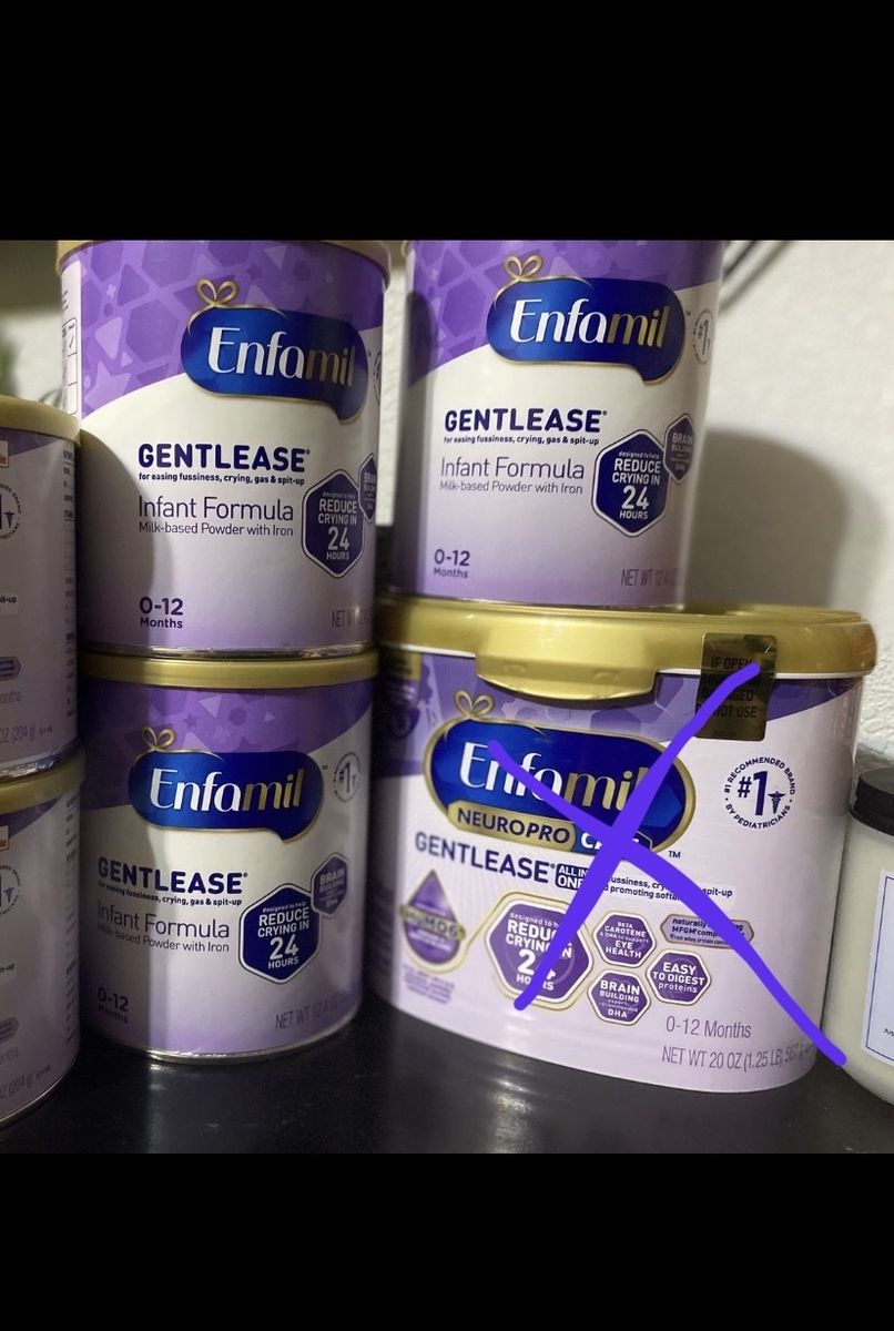 (3) Cans Enfamil Gentlease Powder Formula